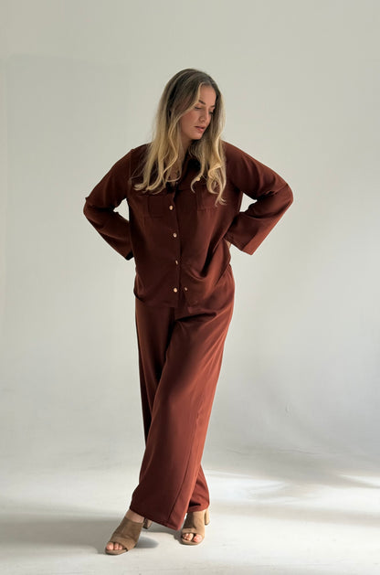 ENSEMBLE A POCHES CARAMEL