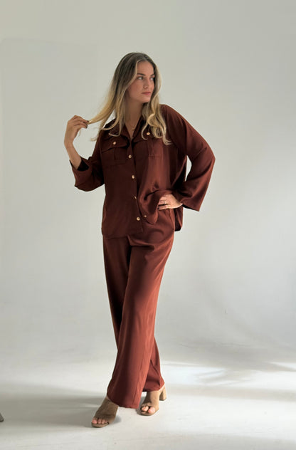 ENSEMBLE A POCHES CARAMEL