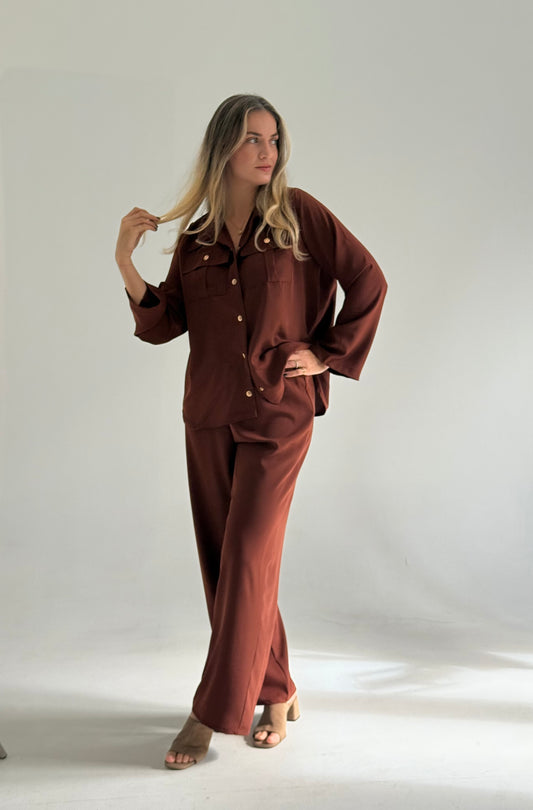 ENSEMBLE A POCHES CARAMEL