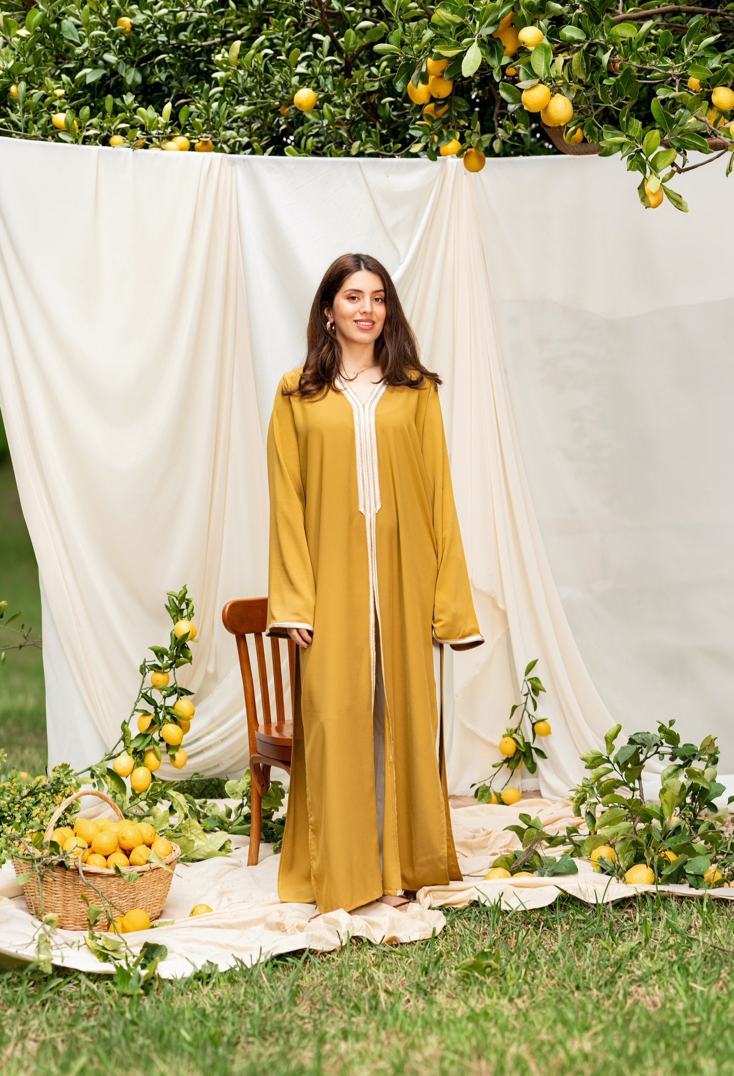 ENSEMBLE CAFTAN PISTACHE