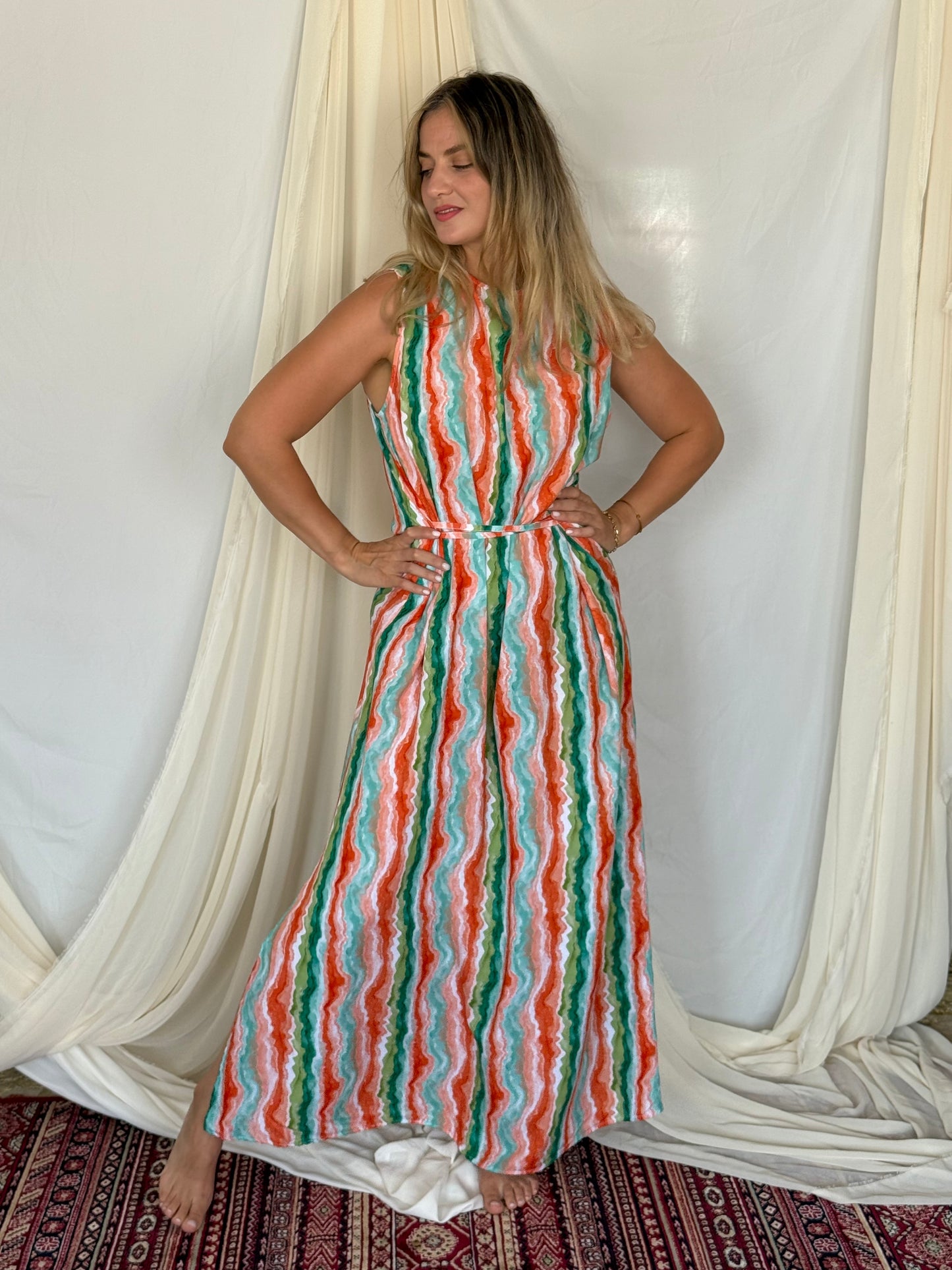 ROBE MOUDJA ORANGE