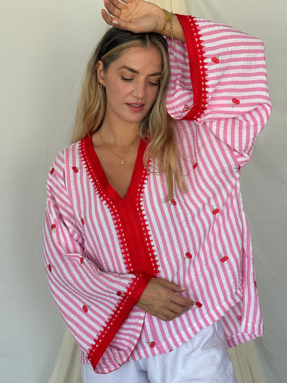 ENSEMBLE CERISE ROSE