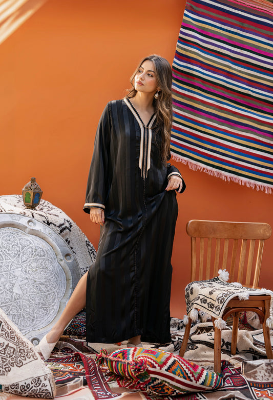 DJELLABA DJAWHARA NOIR