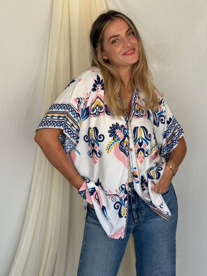 CHEMISE LAUREL ROSE