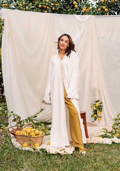 ENSEMBLE CAFTAN BLANC
