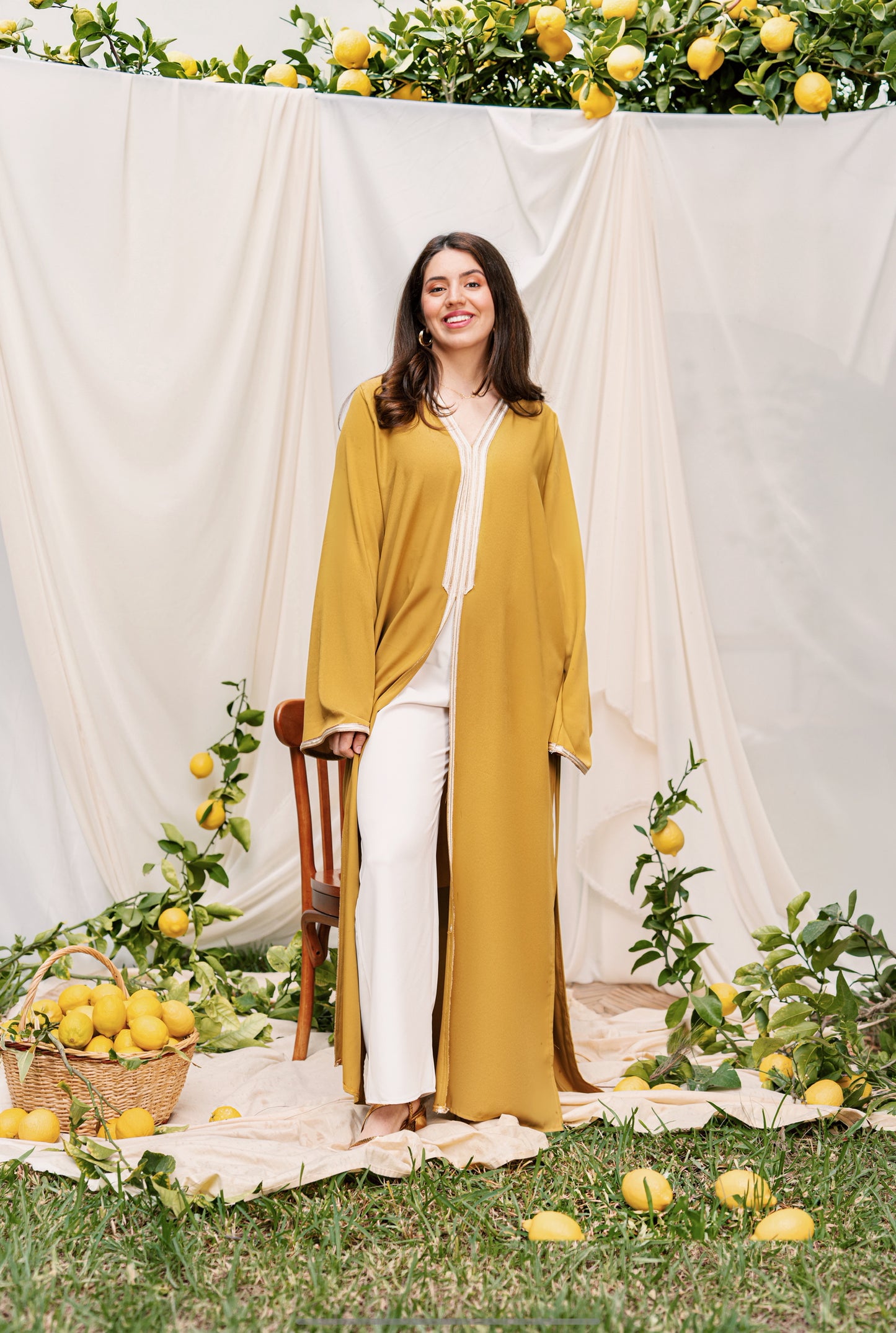 ENSEMBLE CAFTAN PISTACHE