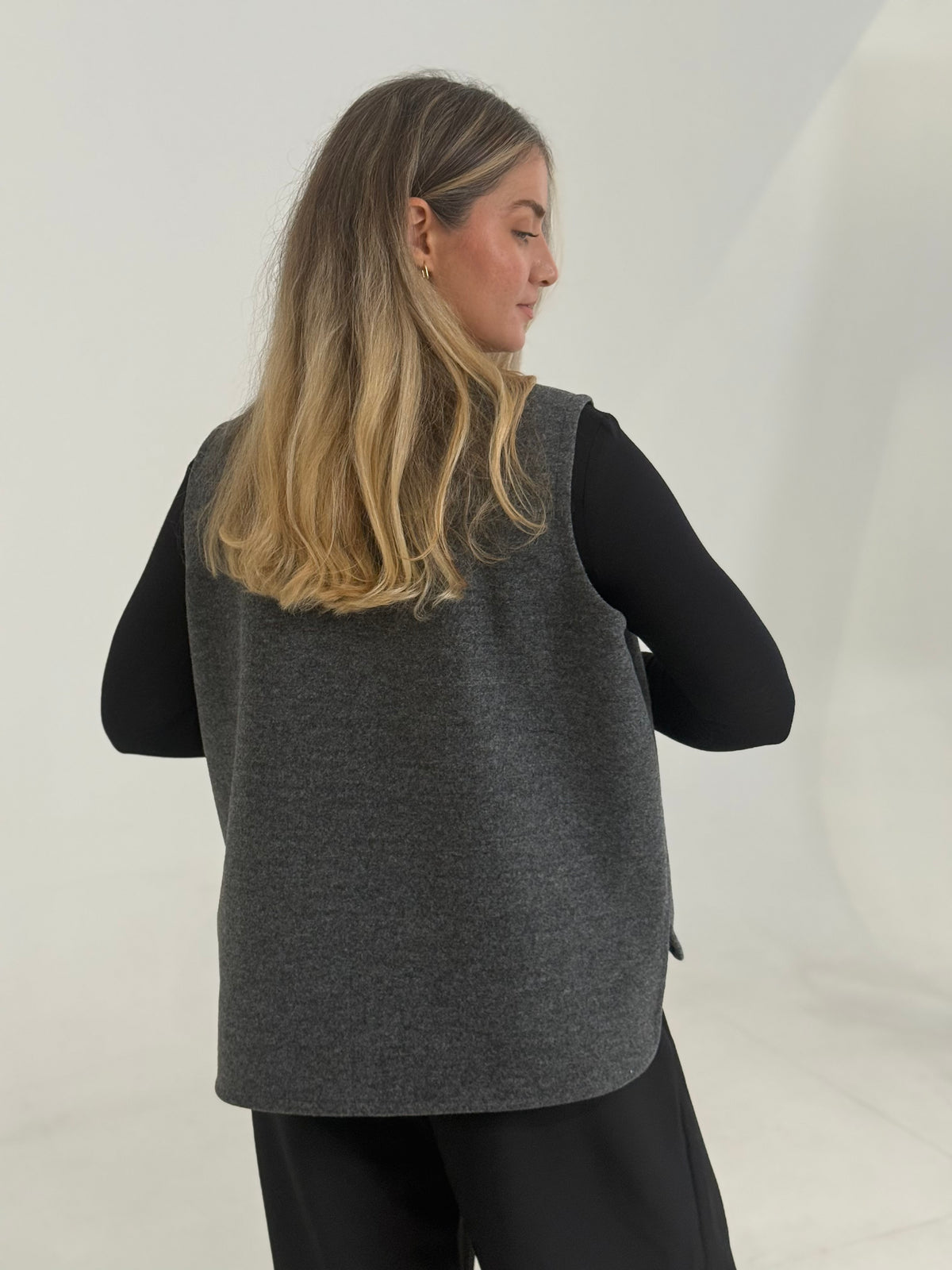 GILET GRIS CLAIR