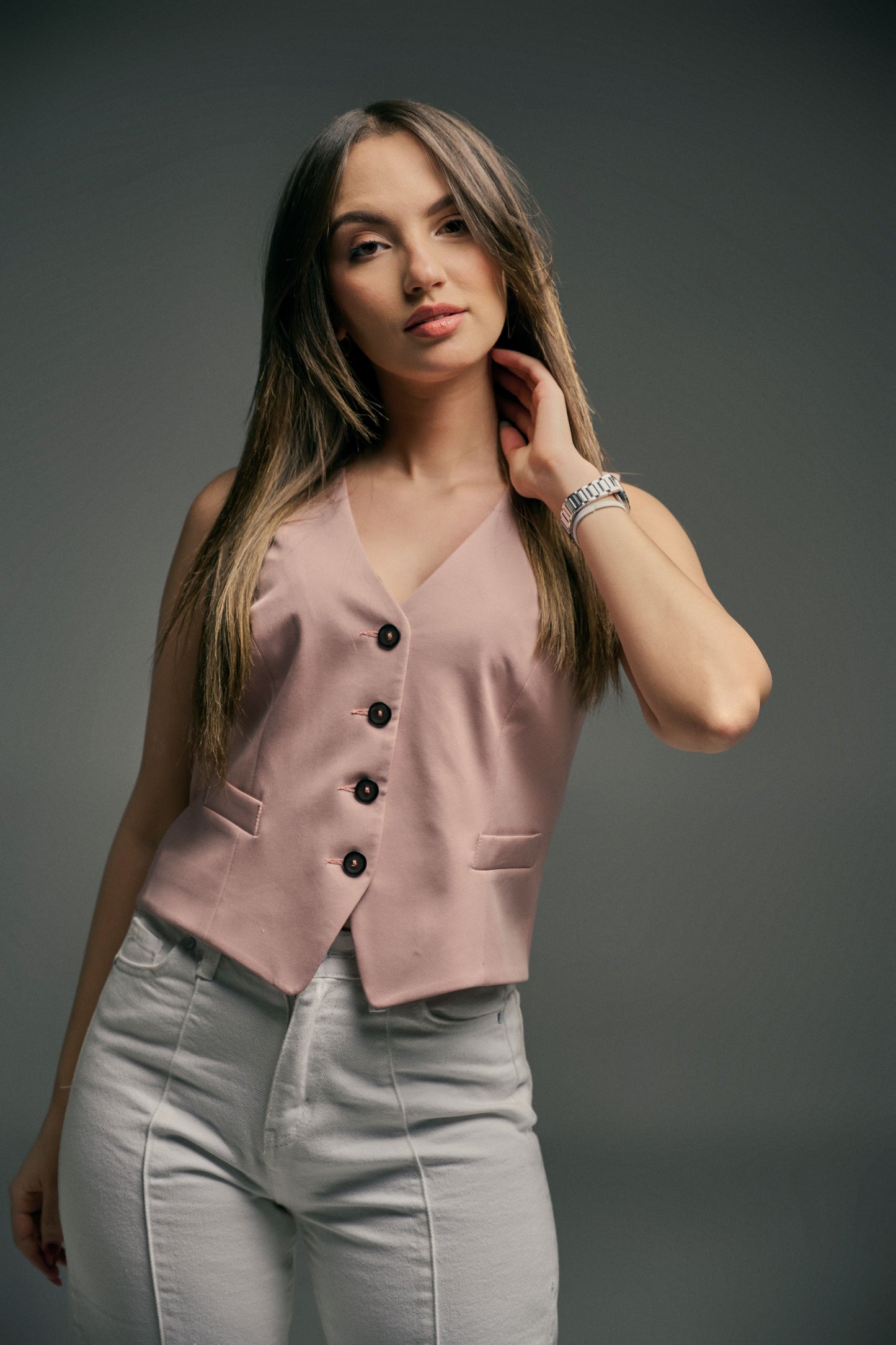 GILLET CLASSIQUE ROSE