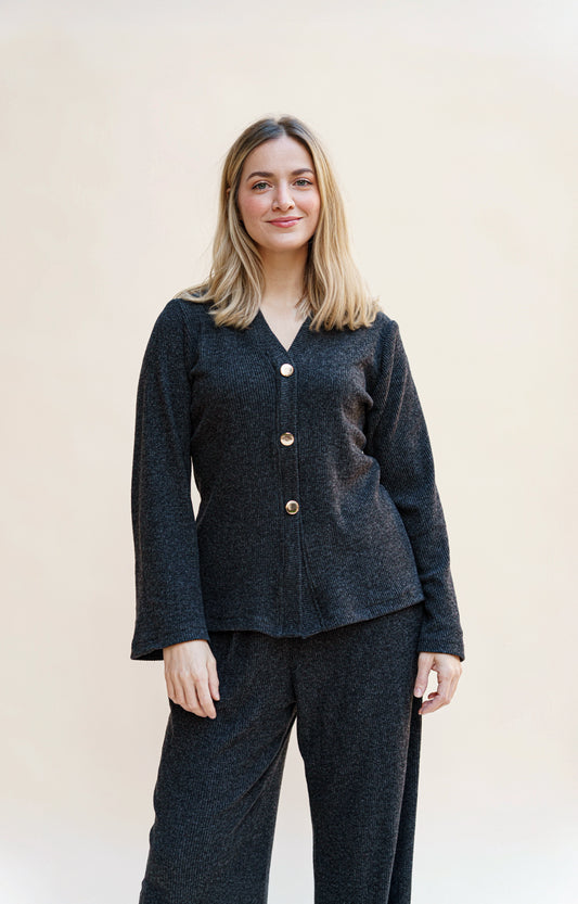 ENSEMBLE BOUTONS DORES GRIS