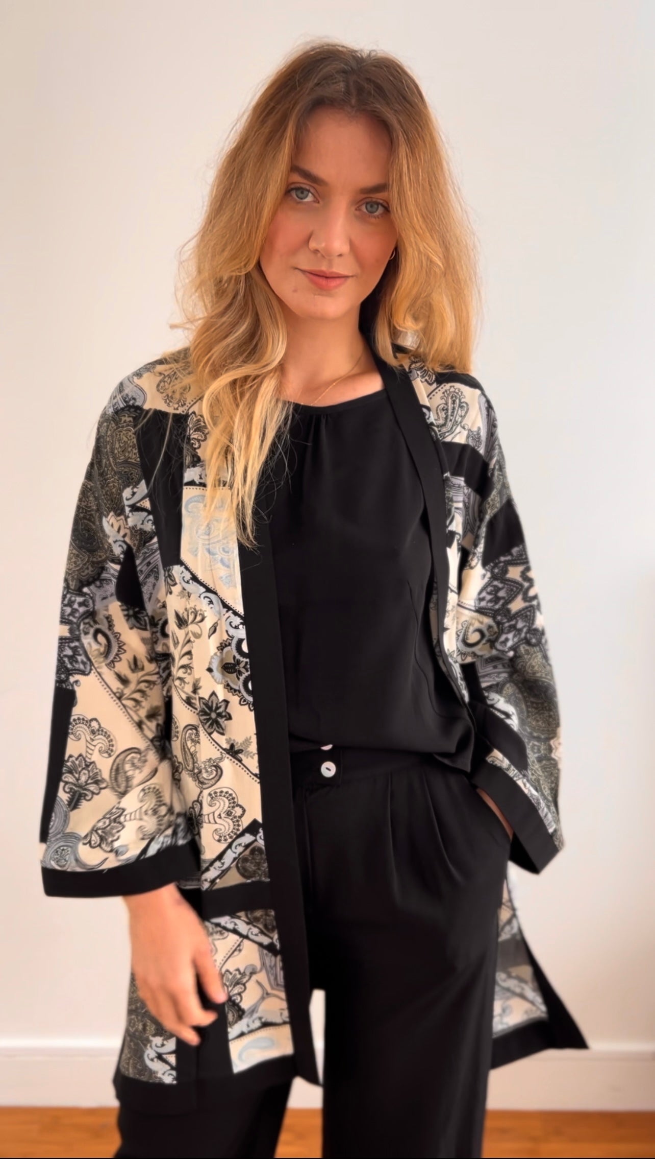KIMONO A MOTIFS BIAIS