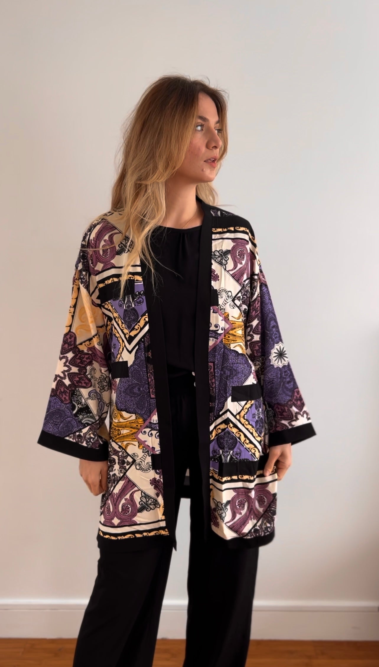 KIMONO A MOTIFS BIAIS