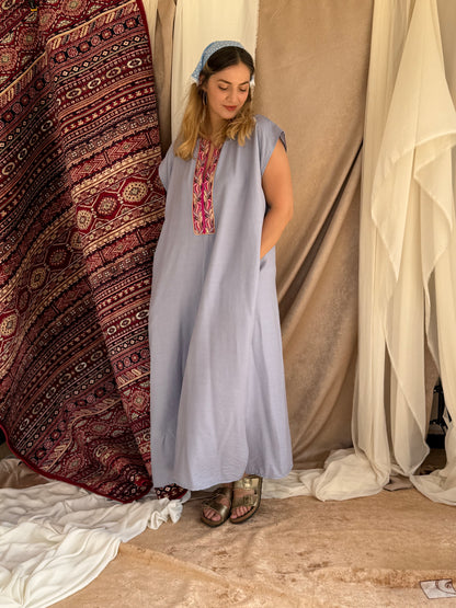 ROBE D'HOTESSE BLEU