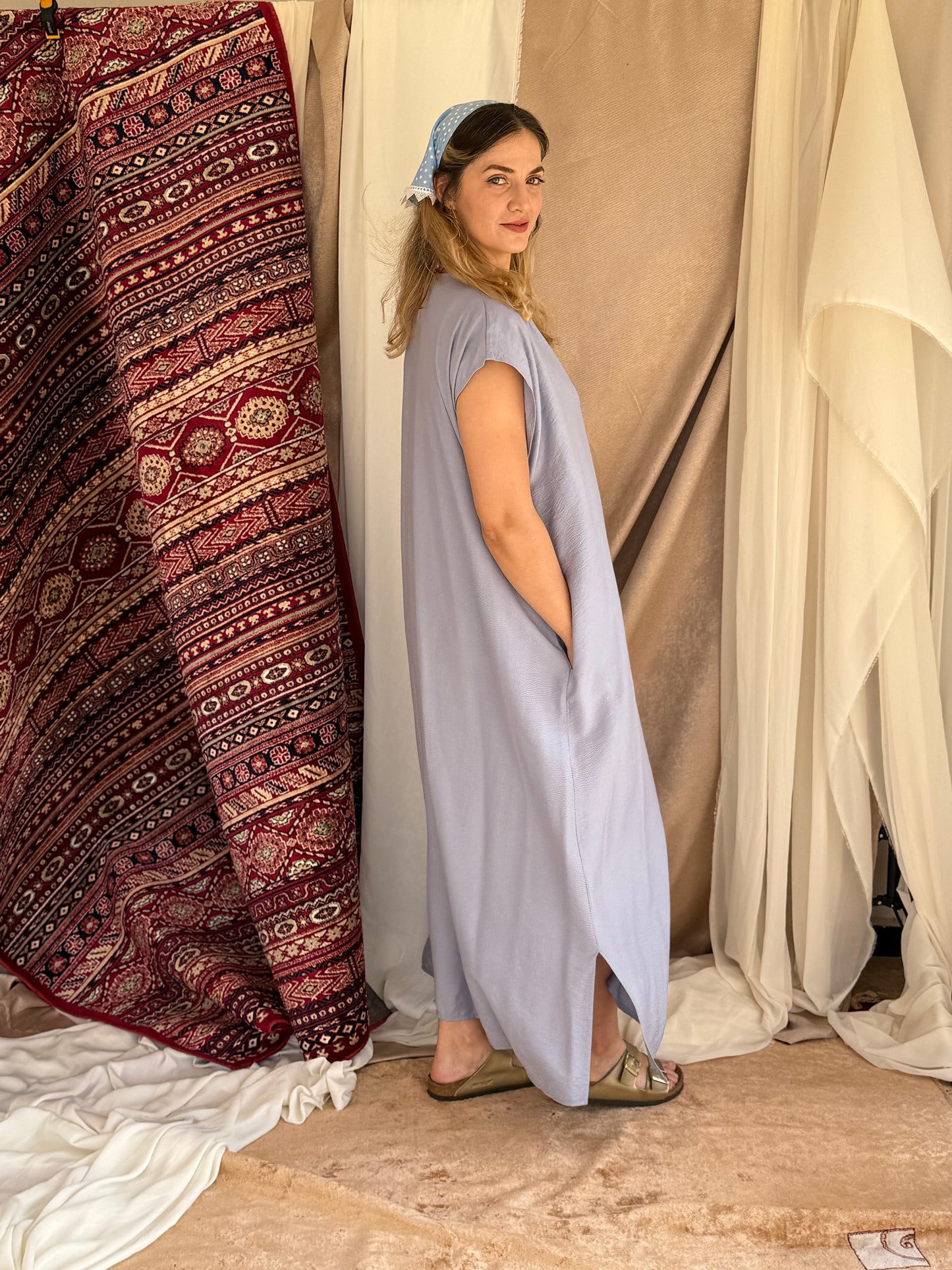 ROBE D'HOTESSE BLEU