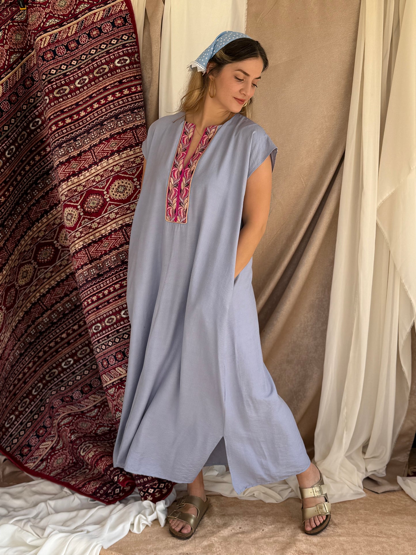 ROBE D'HOTESSE BLEU