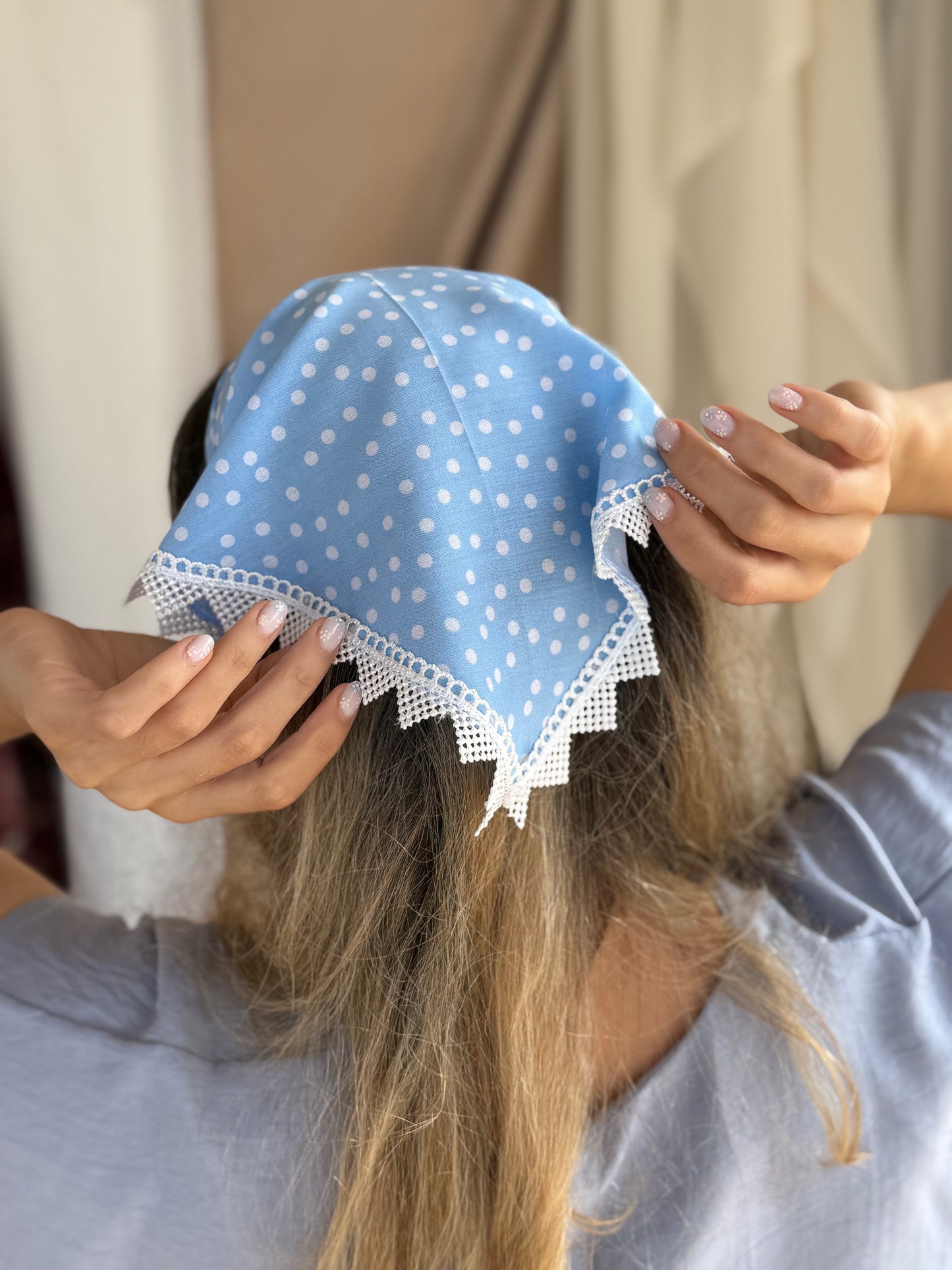 FOULARD BLEU