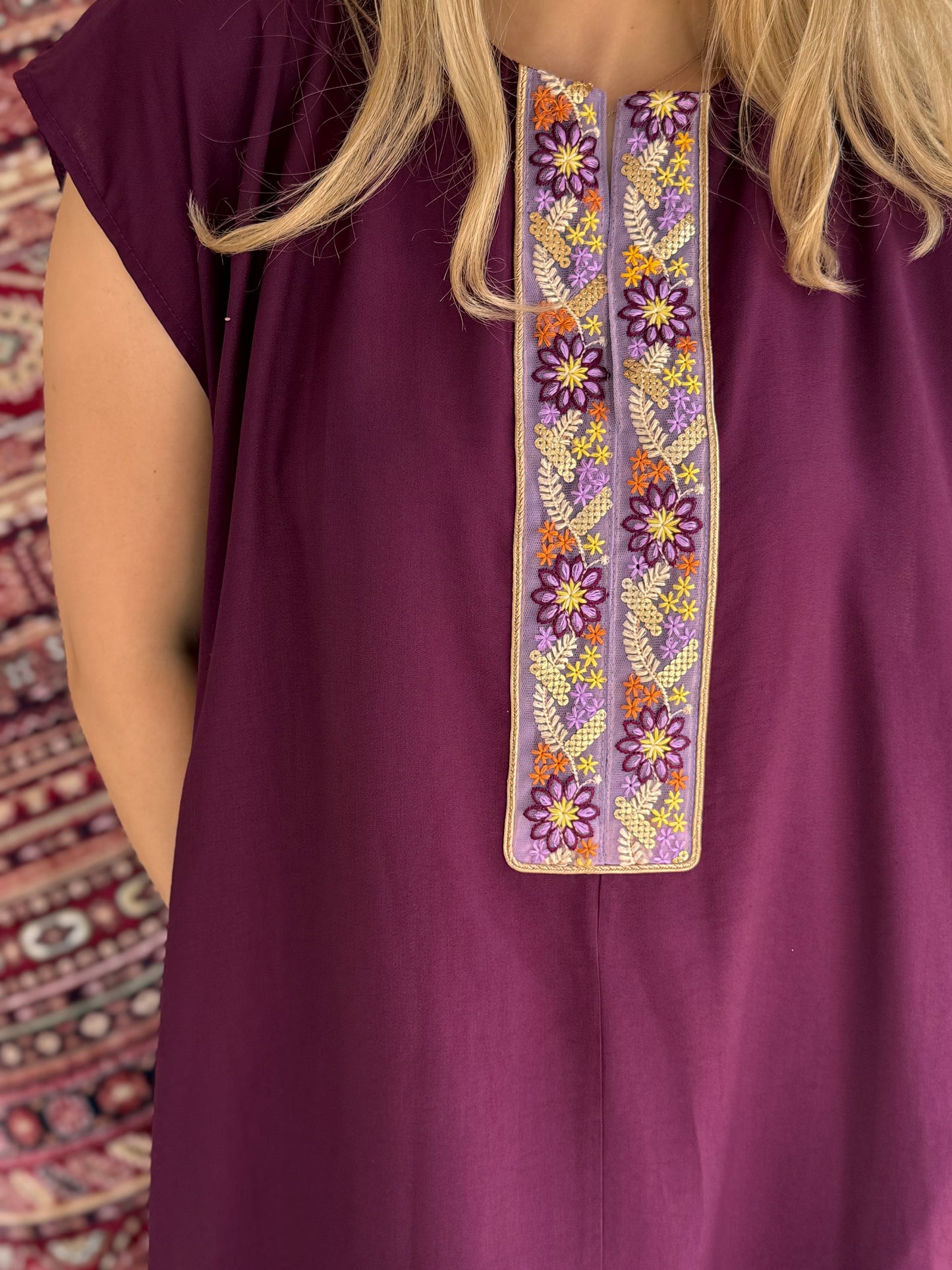 ROBE D'HOTESSE VIOLET