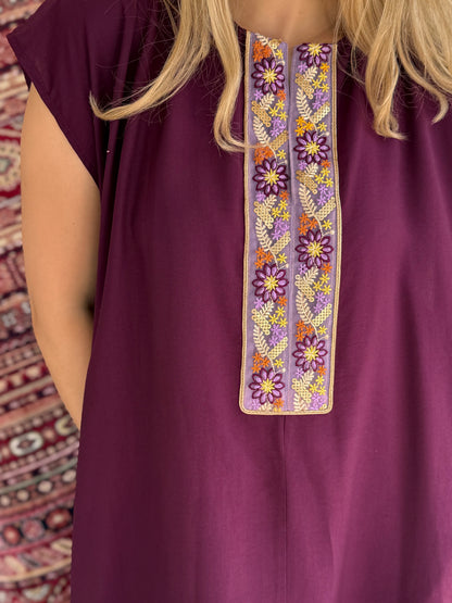ROBE D'HOTESSE VIOLET