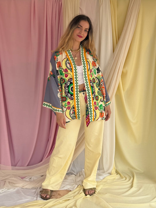 KIMONO MANDALA GRIS