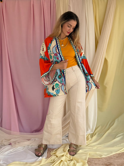 KIMONO MANDALA ORANGE