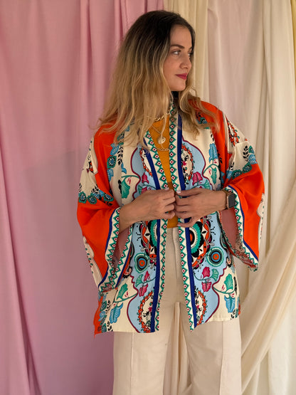 KIMONO MANDALA ORANGE