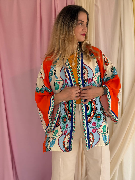 KIMONO MANDALA ORANGE