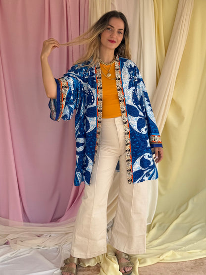 KIMONO MOZART BLEU