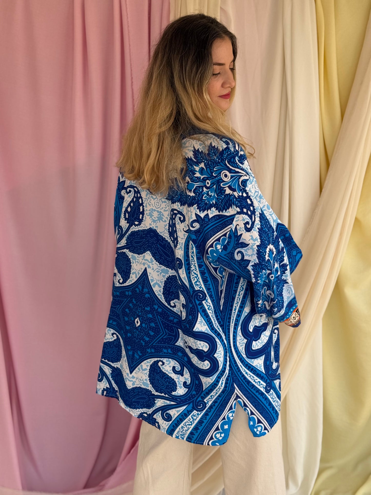 KIMONO MOZART BLEU