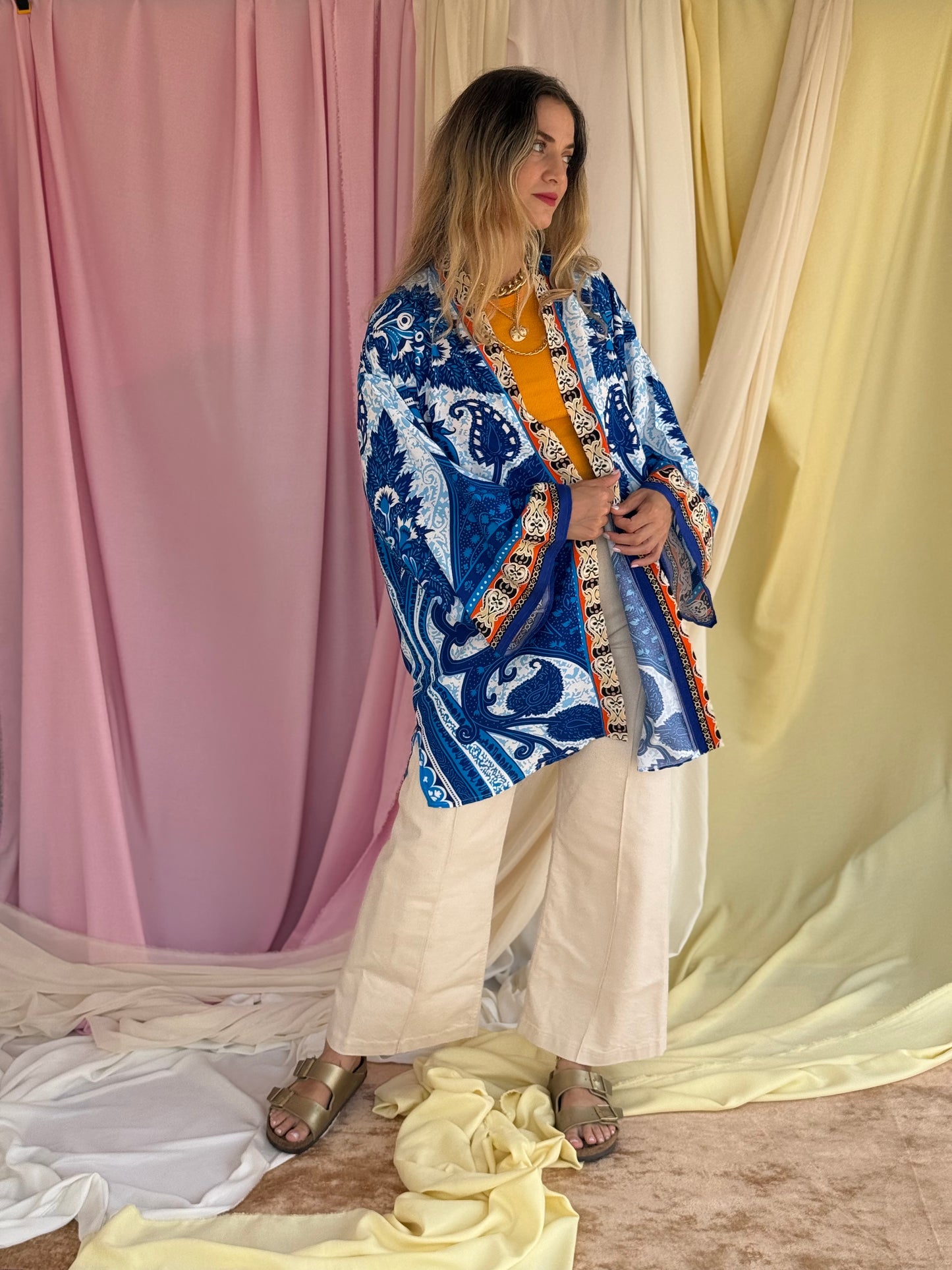 KIMONO MOZART BLEU