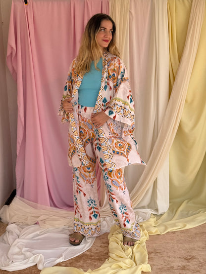 ENSEMBLE FLORA JAUNE