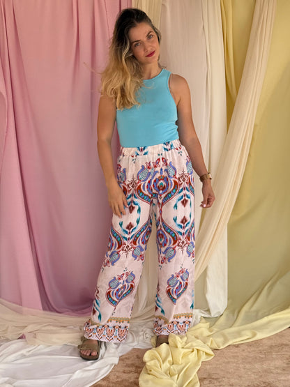 PANTALON FLORA BLEU