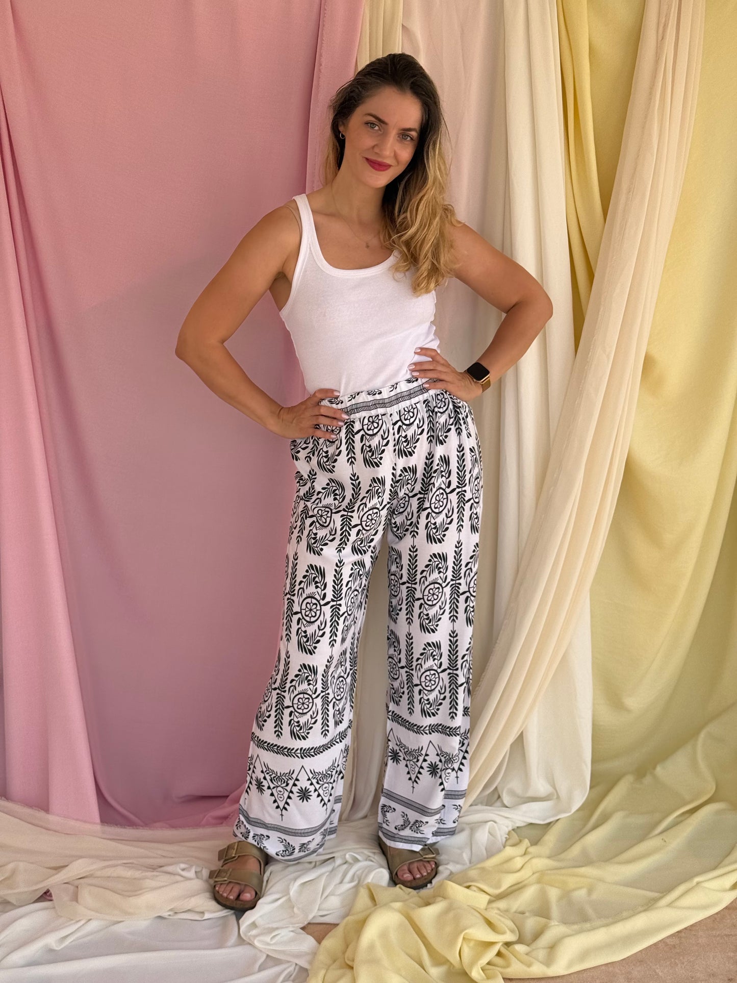 PANTALON OLIVE NOIR