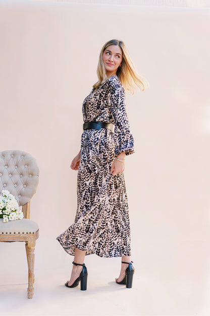 ROBE CACHE-COEUR A MOTIFS