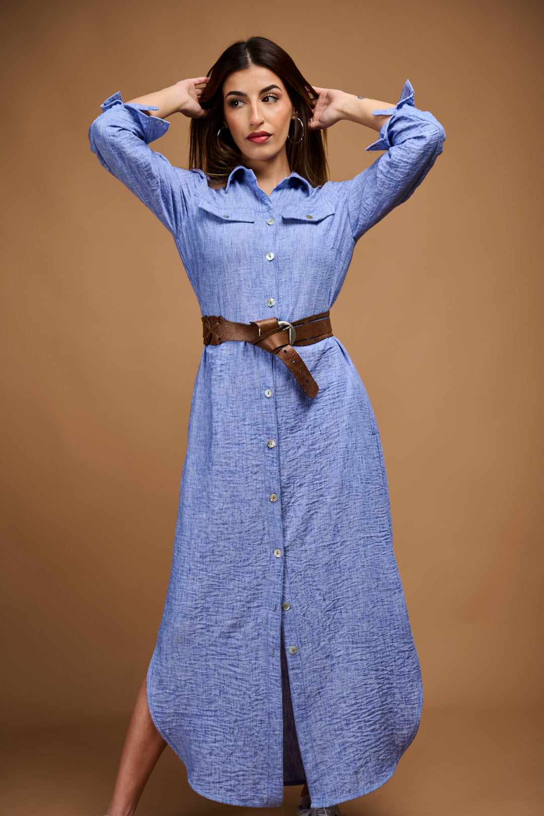 ROBE EN LIN